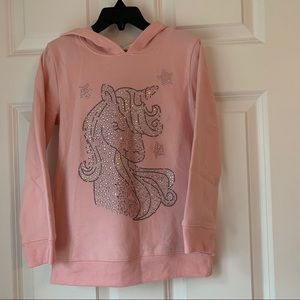Girls Unicorn Hooded top by Cynthia Rowley sz 7